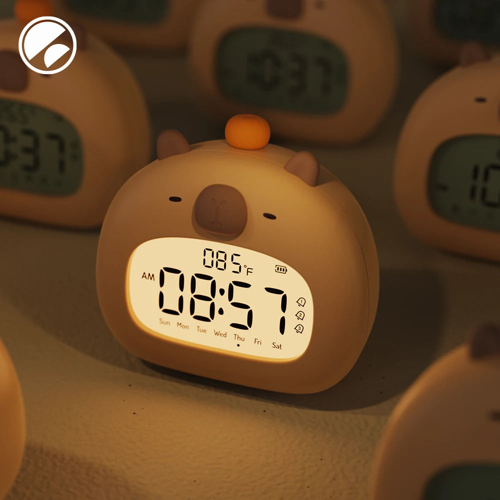 Sleepy Capybara Clock